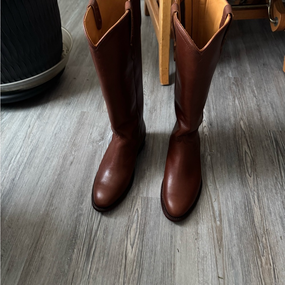 Brown Leather Women's Boots